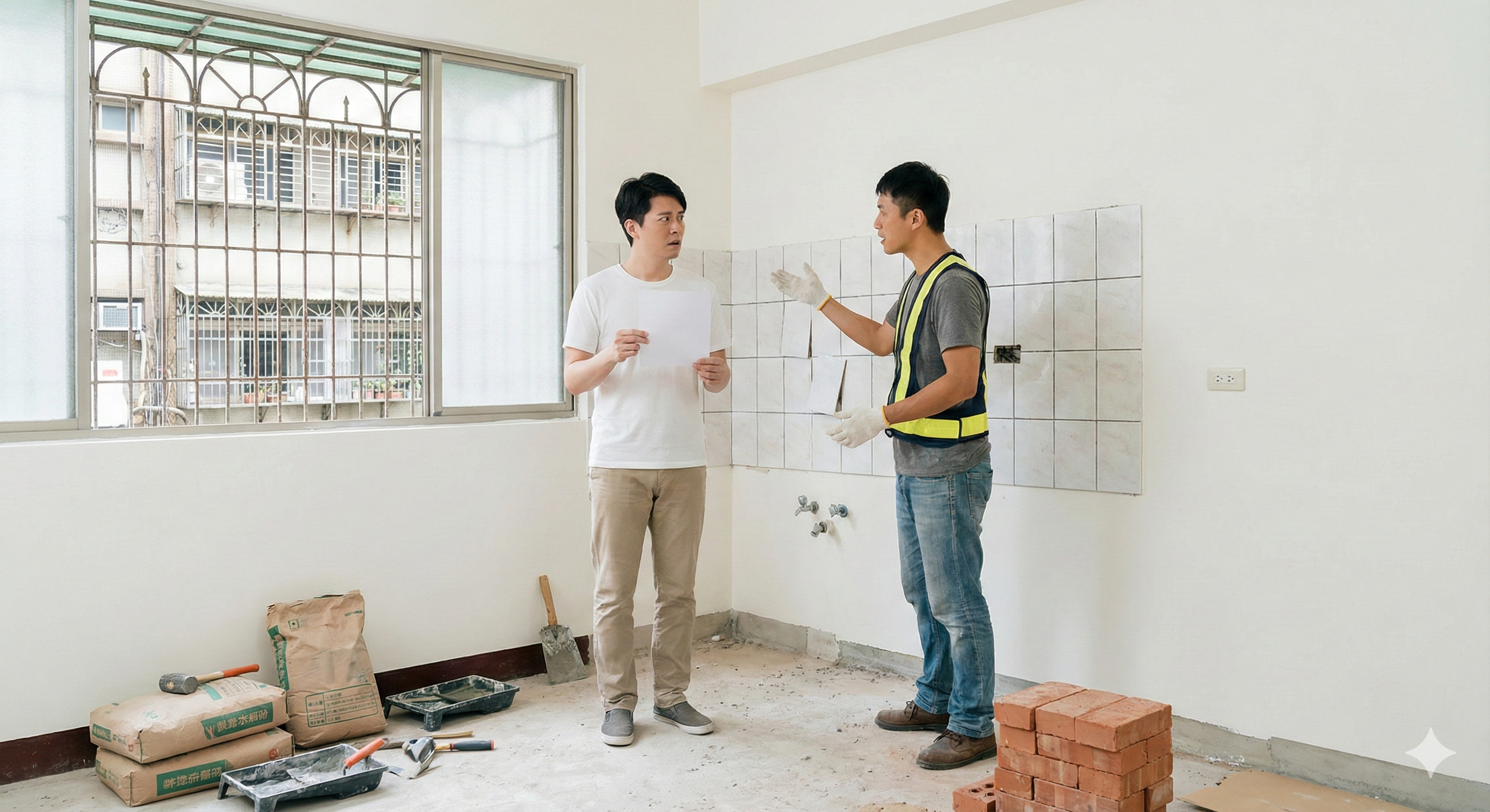 熟人介紹最可靠？沒簽約、沒估價單，慘遭泥作師傅「全包」的裝潢惡夢